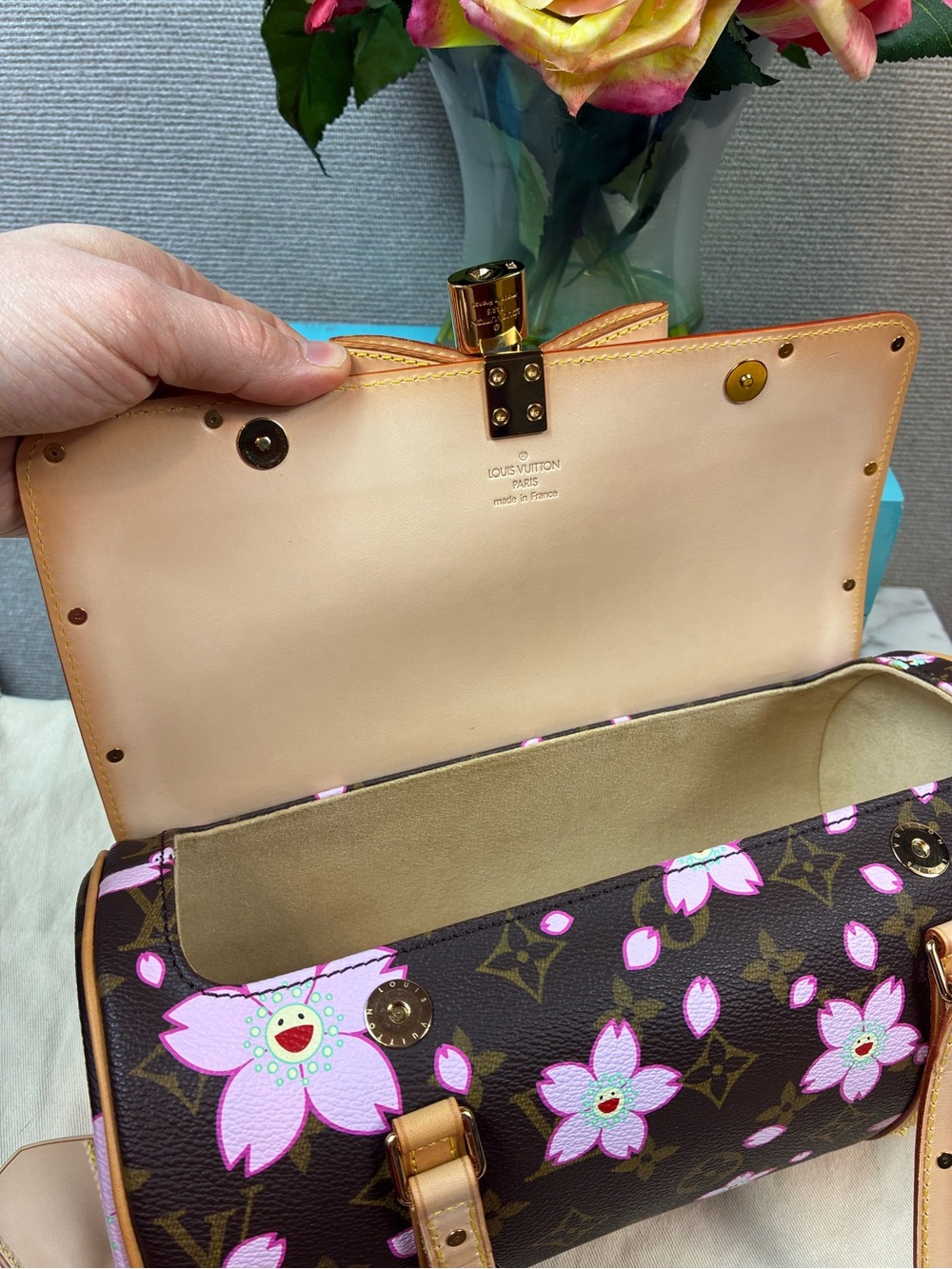 Louis Vuitton LV Murakami Cherry Blossom Papillon Bag - 2003 Fantastic Condition - Picture 9 of 16